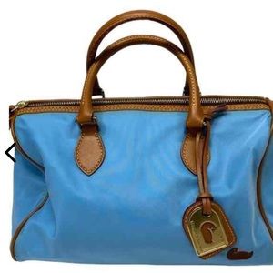 Dooney & Bourke Fabric & Leather Trimmed Satchel